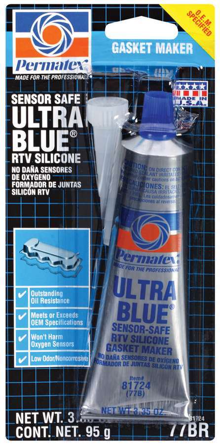 Ultra Blue Gasket Maker 3oz Carded Tube