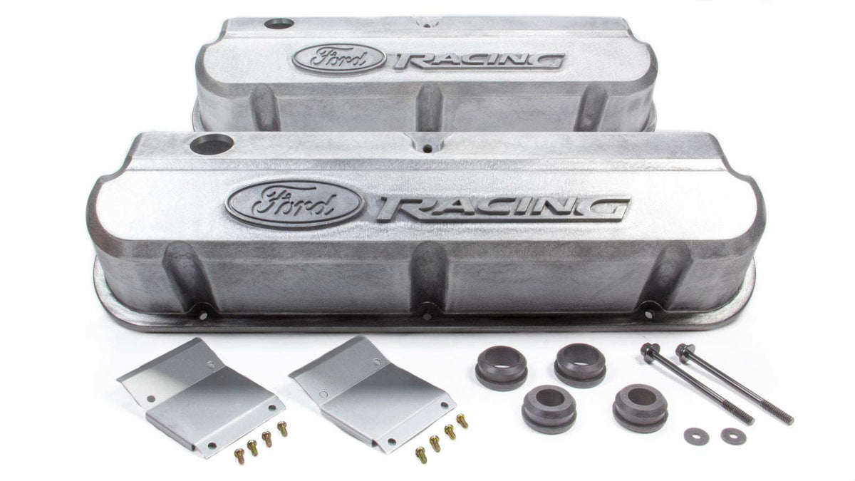 Ford Racing Valve Covers Slant Edge Powdercoat