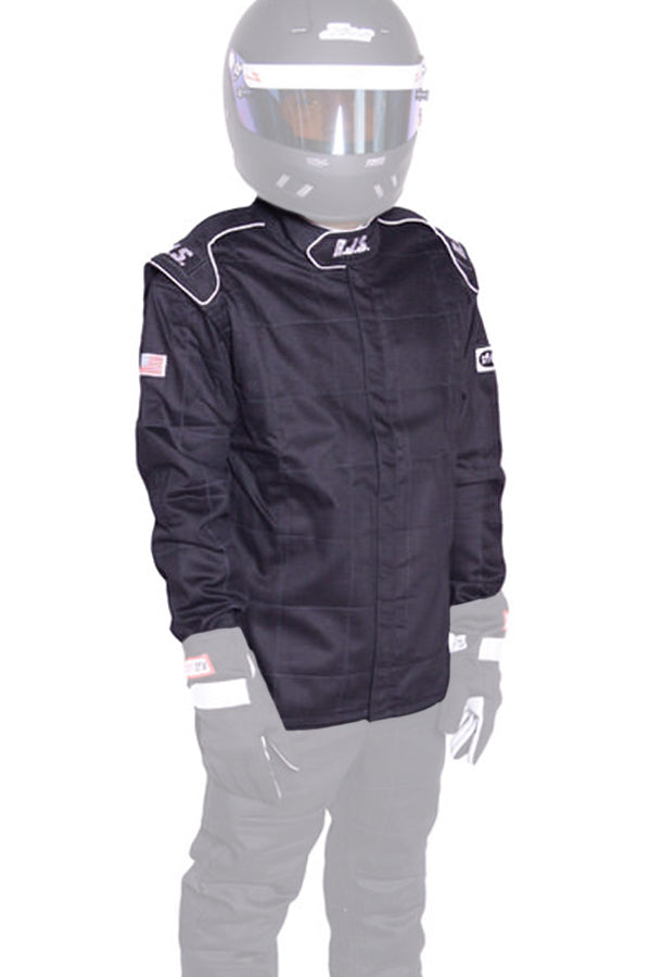 Jacket Black Small SFI-1 FR Cotton