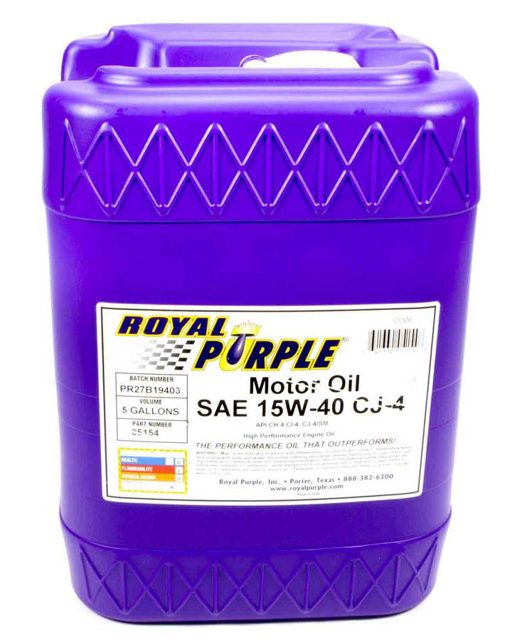 Synthetic Motor Oil 5Gal 15W40
