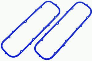 Blue Rubber BB Chevy Valve Cover Gaskets Pair