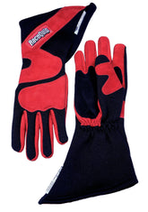 Gloves Outseam Black/Red Large SFI-5