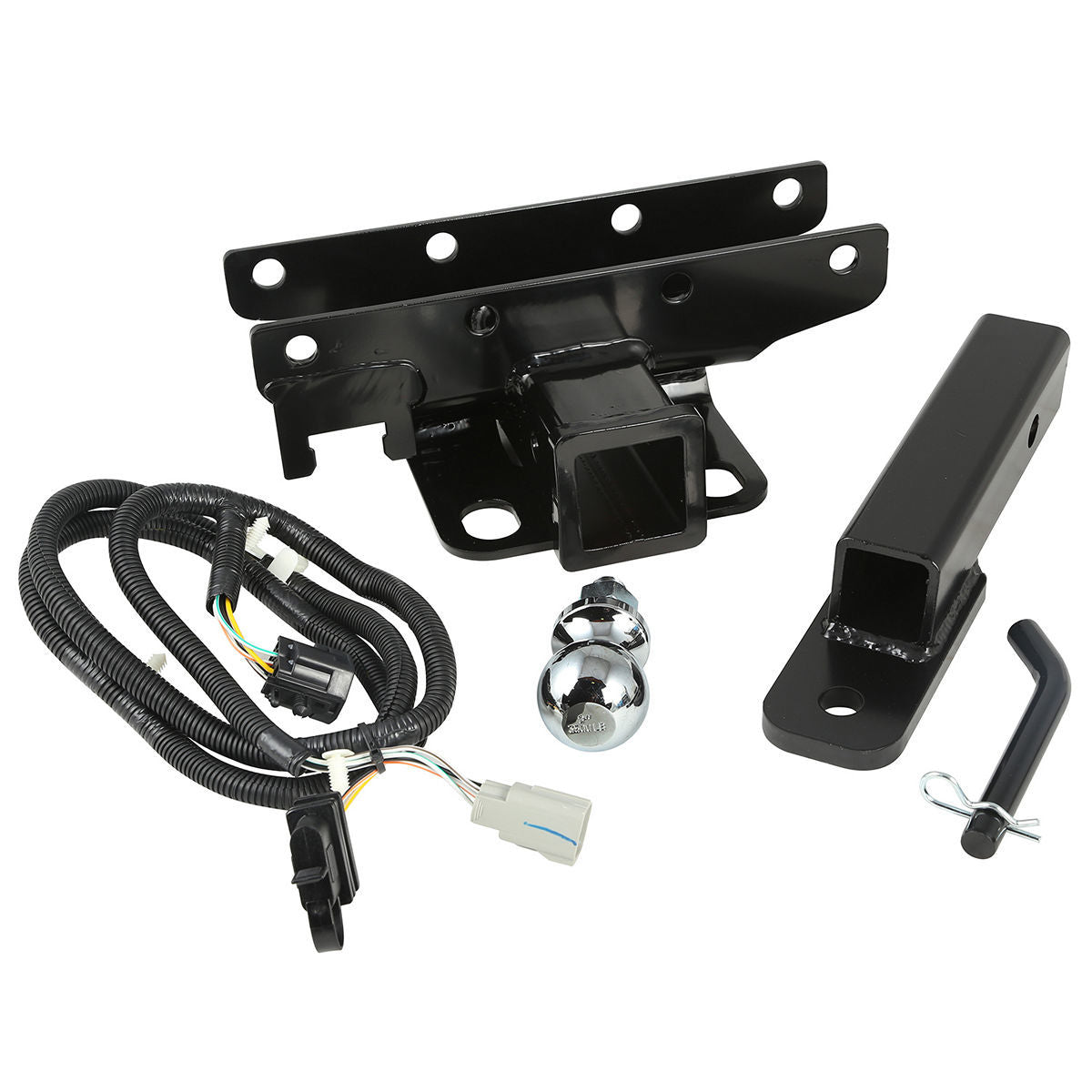 Hitch Kit with Ball 2in 07-18 Jeep Wrangler