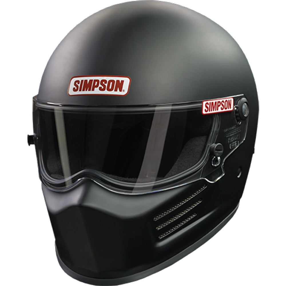 Helmet Super Bandit Large Flat Black SA2020