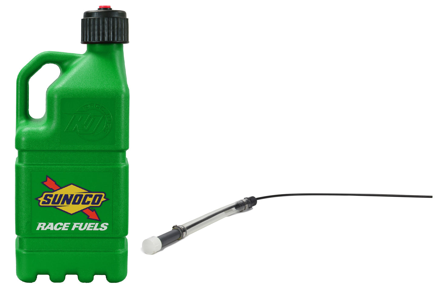 Green Sunoco Race Jug Gen 2 w/ Filler Hose