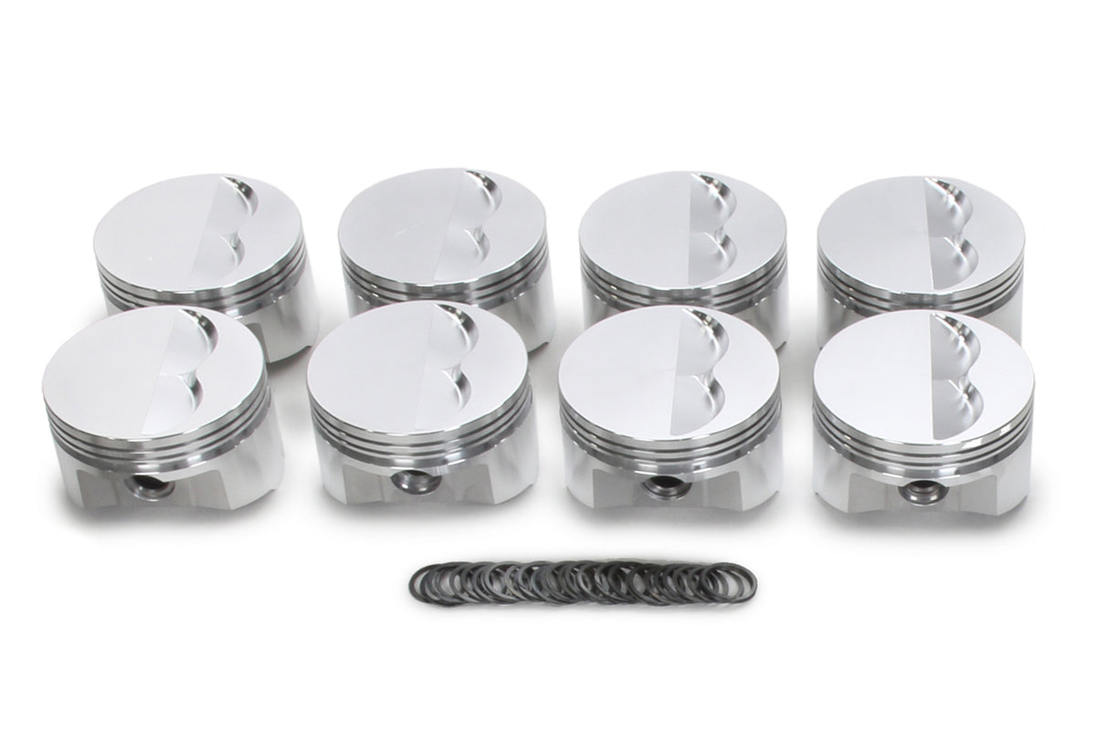 SBC Flat Top Piston Set 4.030 Bore