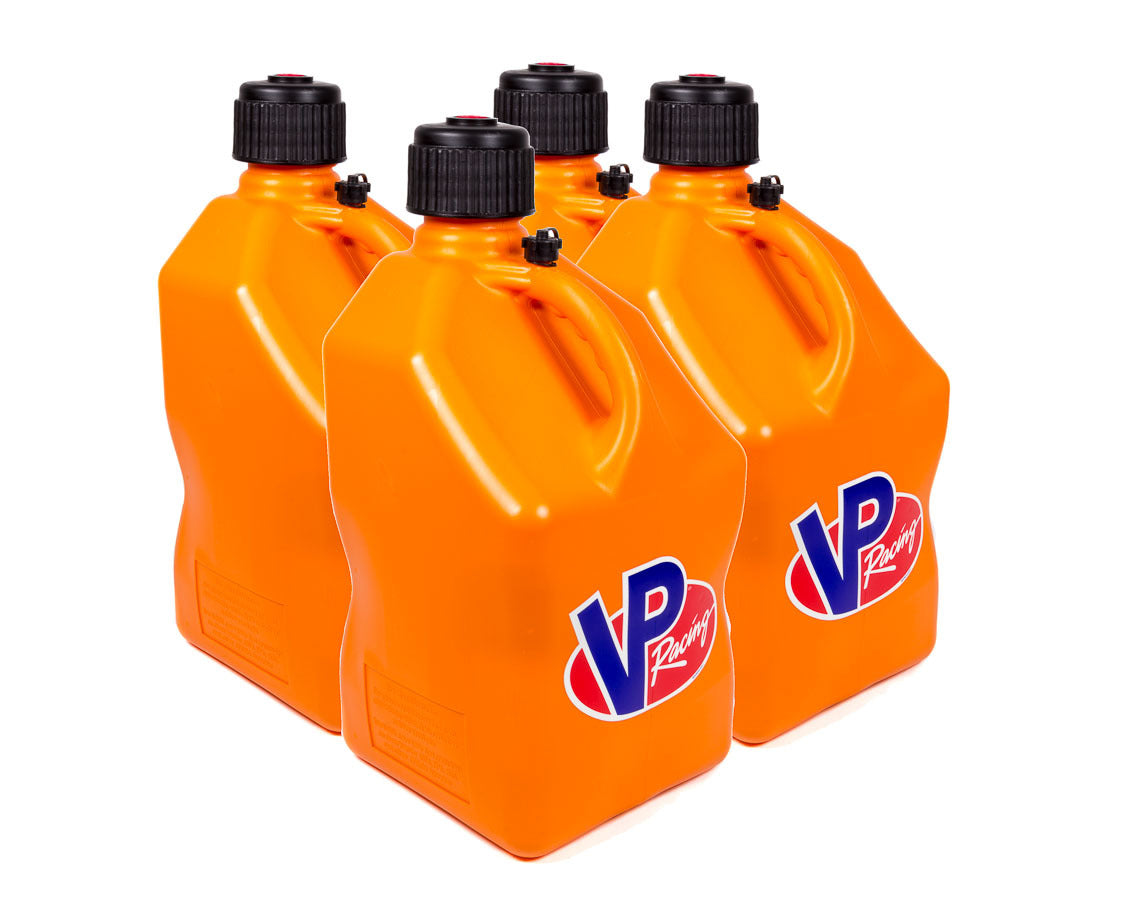 Utility Jug 5 Gal Orange Square (Case 4)