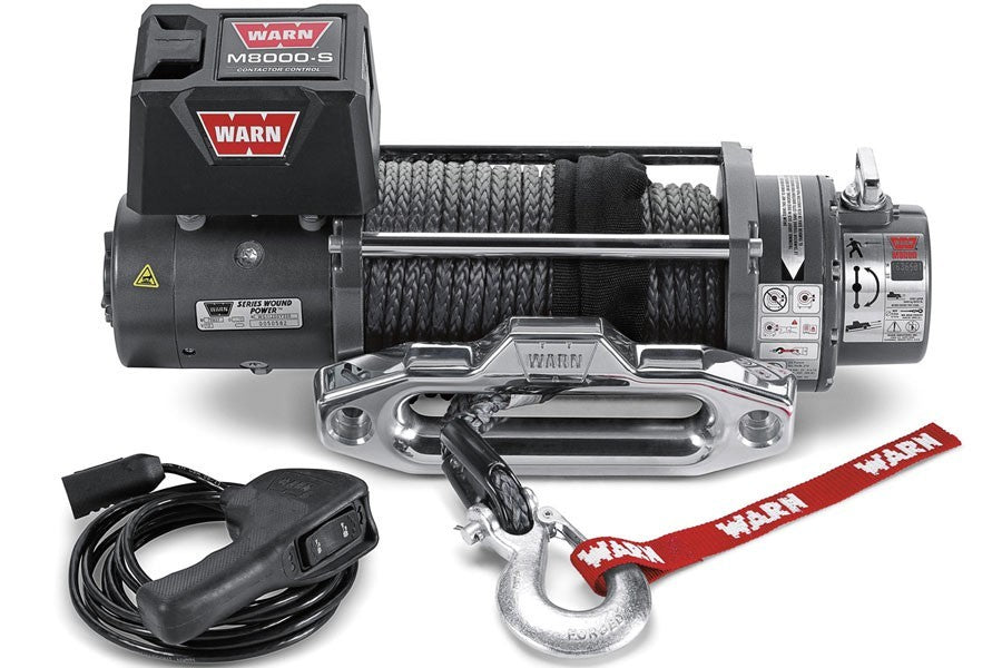 M8000-S Winch with Syhthetic Rope 8000#